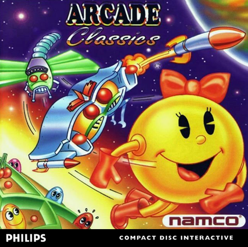 Arcade Classics box art for CD-i